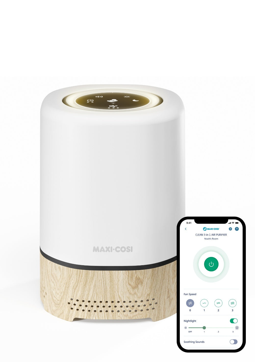 Maxi-Cosi Connected Home Clean 3-in-1 Luftreiniger