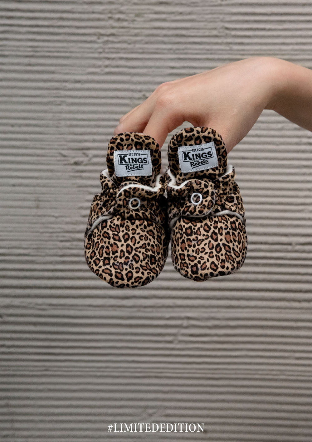 Kings&Rebels Baby Booties Gamuza Leo