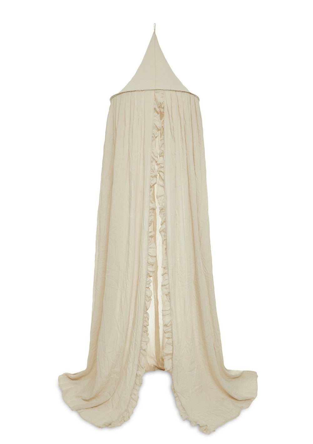 Jollein Betthimmel Vintage mit Rüschen Nougat