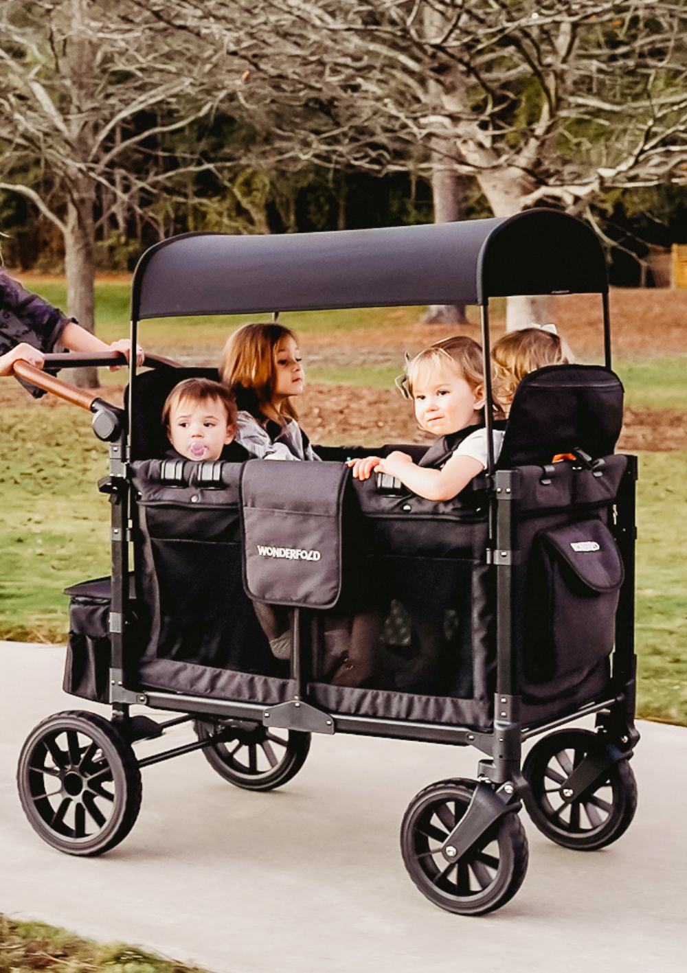 WonderFold W4 Luxe Kinderwagen 4-Sitzer