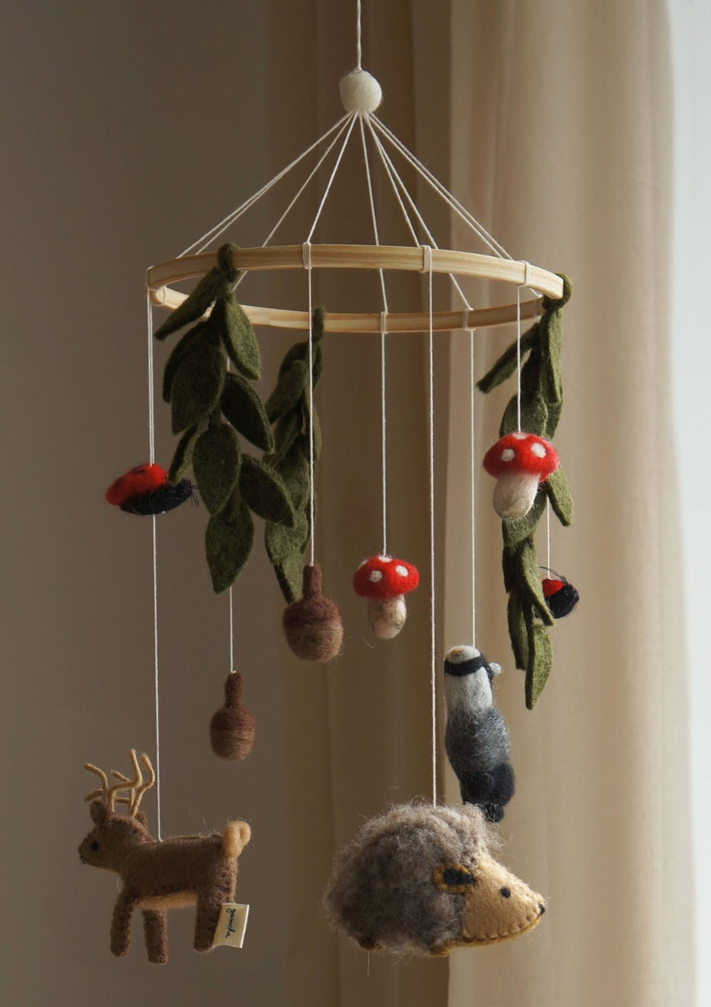 Gamcha Mobile 'Woodland w Mushroom/Ladybug'