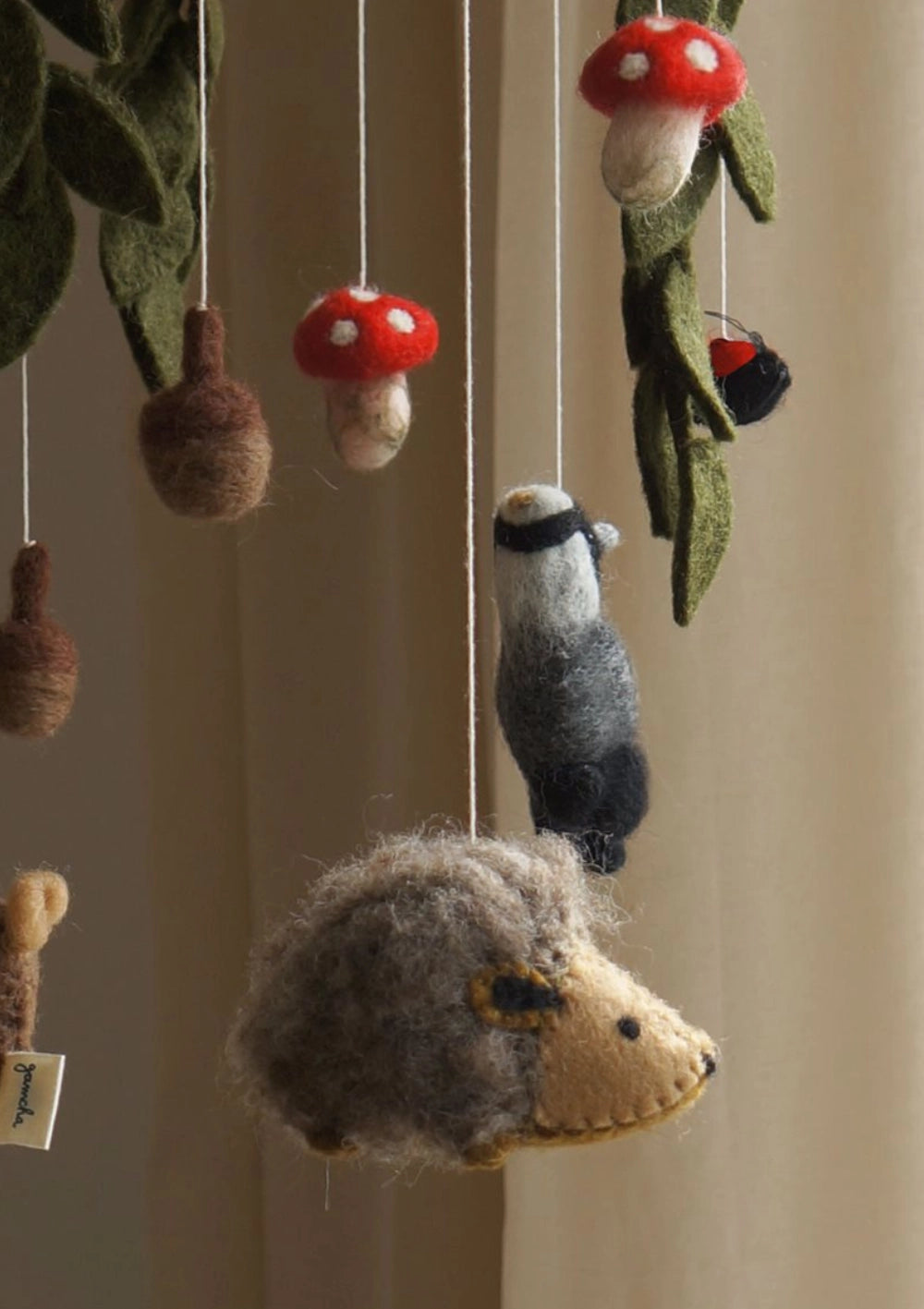 Gamcha Mobile 'Woodland w Mushroom/Ladybug'