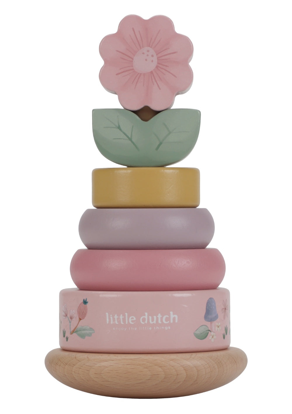 Little Dutch Holz-Stapelturm mit Ringen 'Fairy Garden'