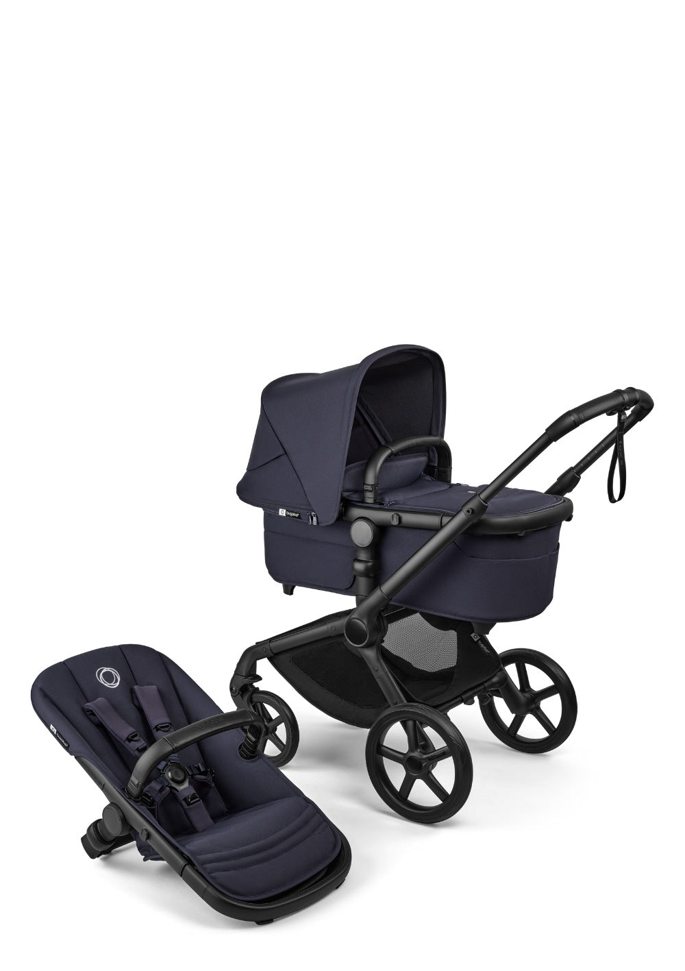 Bugaboo Fox 5 Renew Kinderwagen-Set Black / Deep Indigo