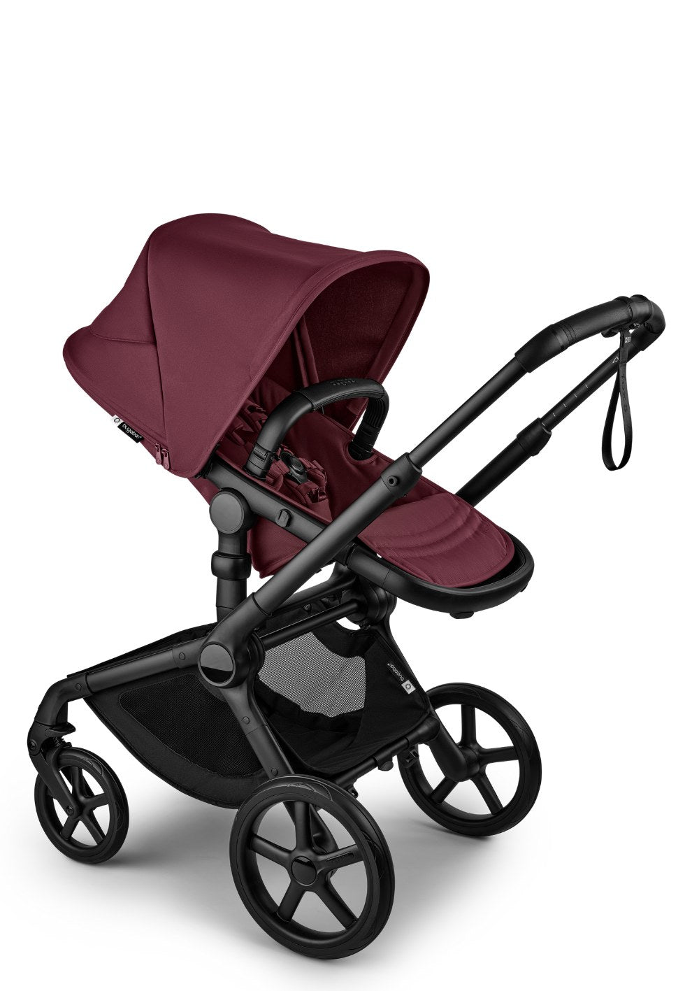 Bugaboo Fox 5 Renew Kinderwagen-Set Black / Dark Cherry