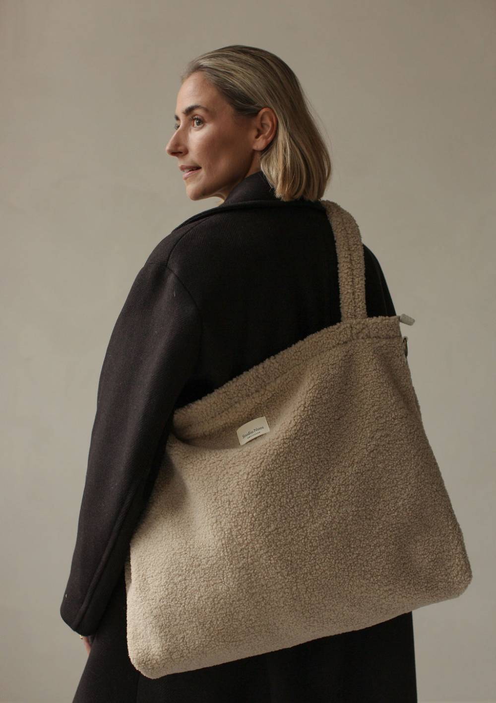 Studio Noos Wickeltasche 'Teddy Diaper Bag' Ecru 