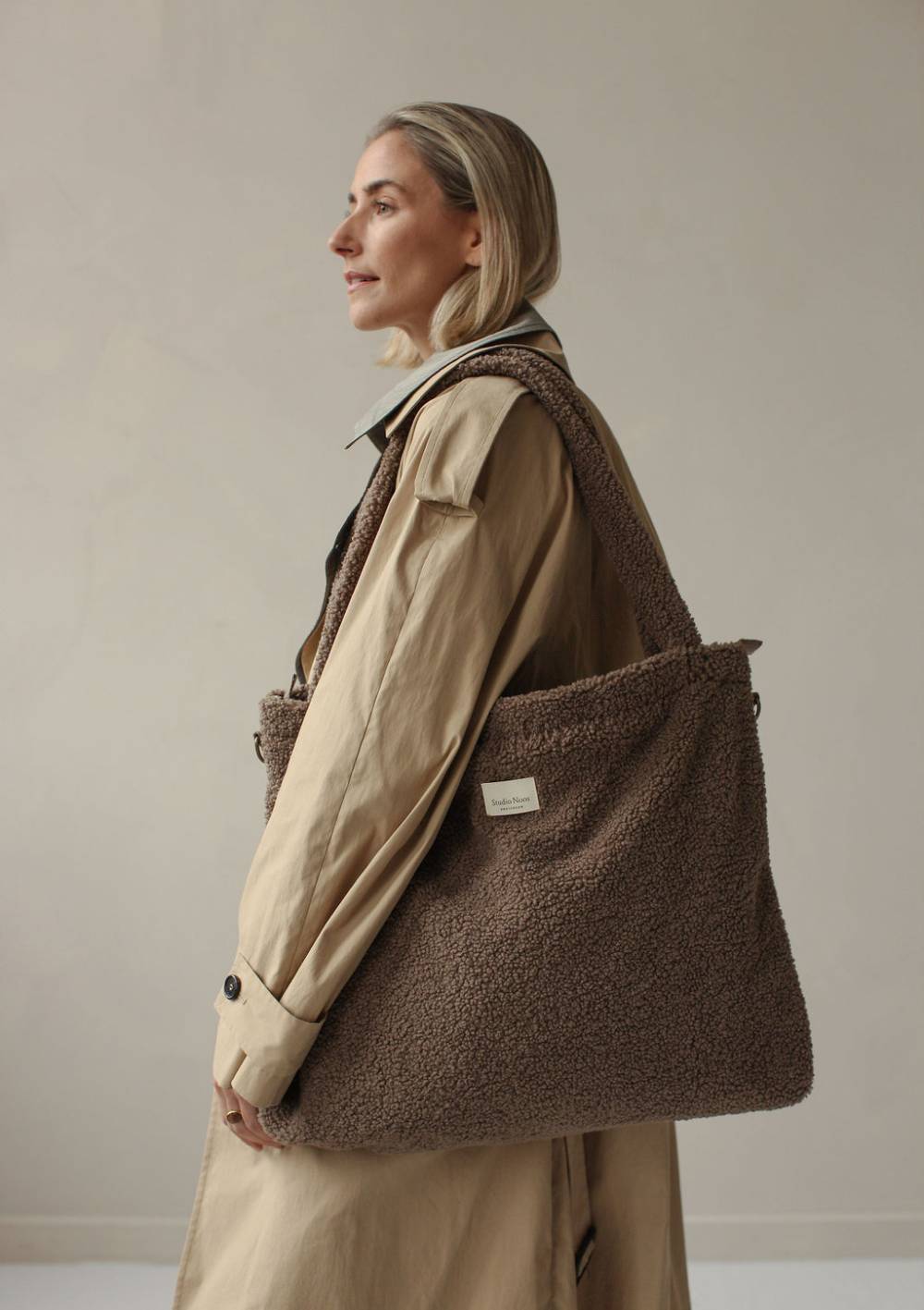 Studio Noos Wickeltasche 'Teddy Diaper Bag' Braun