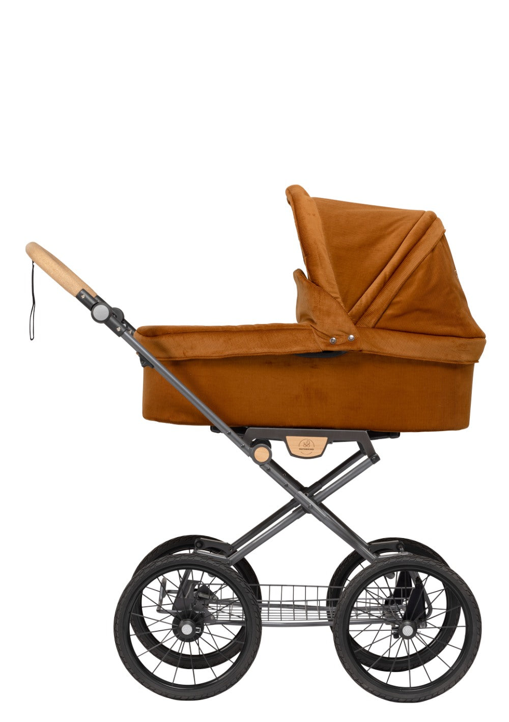 Naturkind Kinderwagen-Set 'Ida' Cord-Edition Cognac 