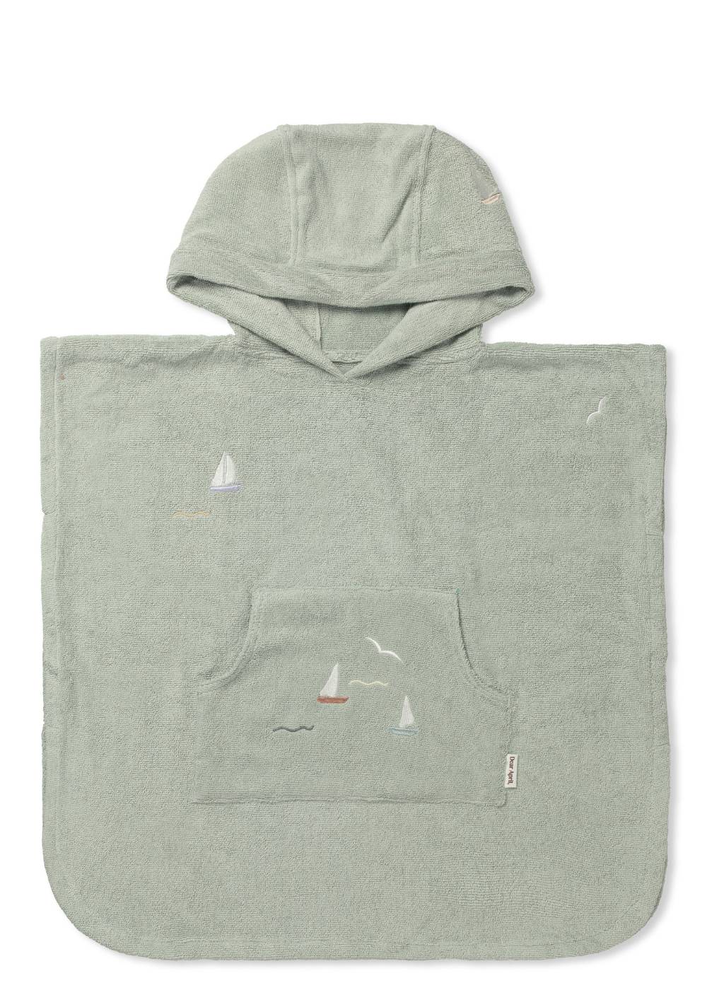 Dear April Badeponcho Sailboats