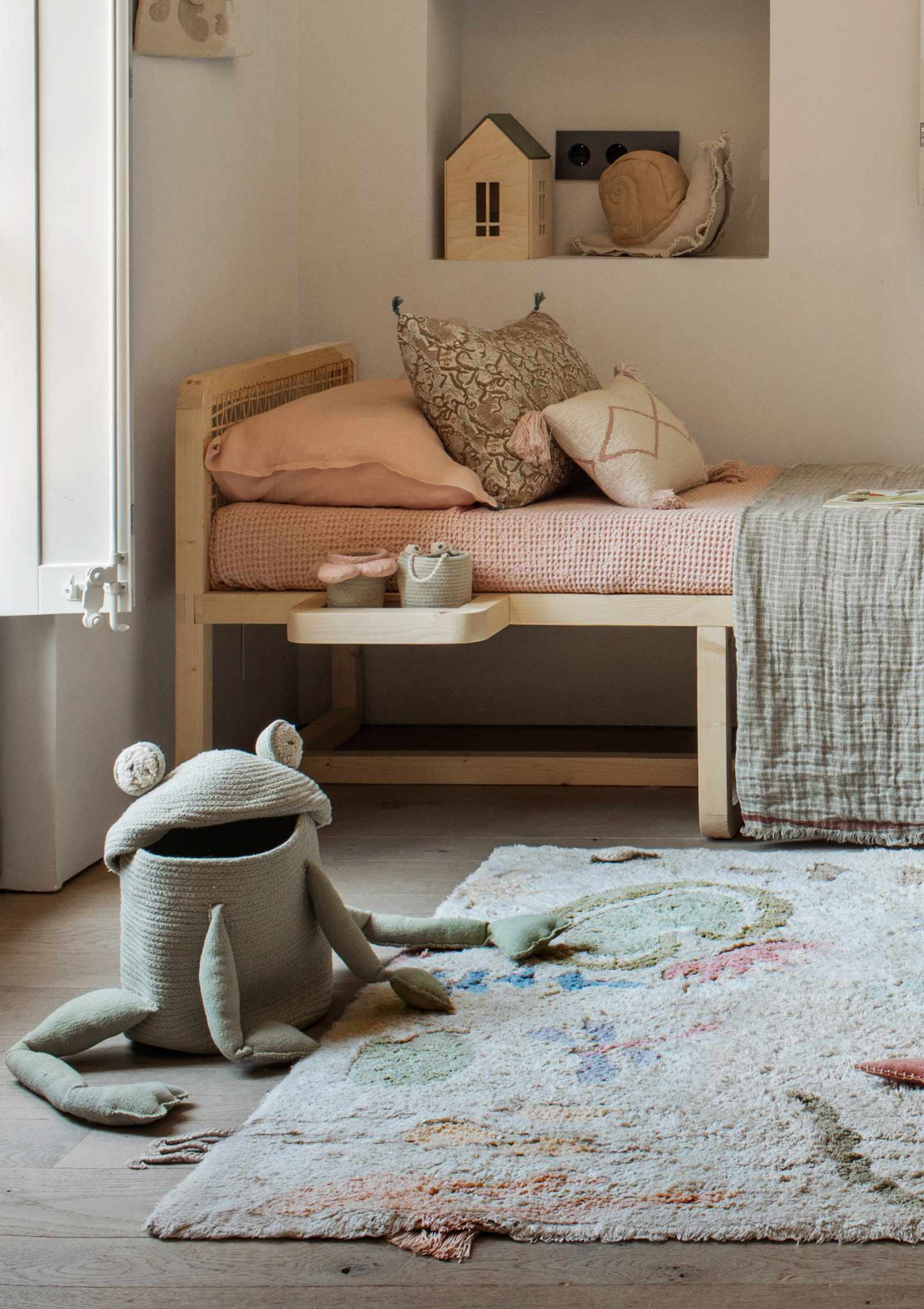 Lorena Canals Korb 'Fred the Frog'