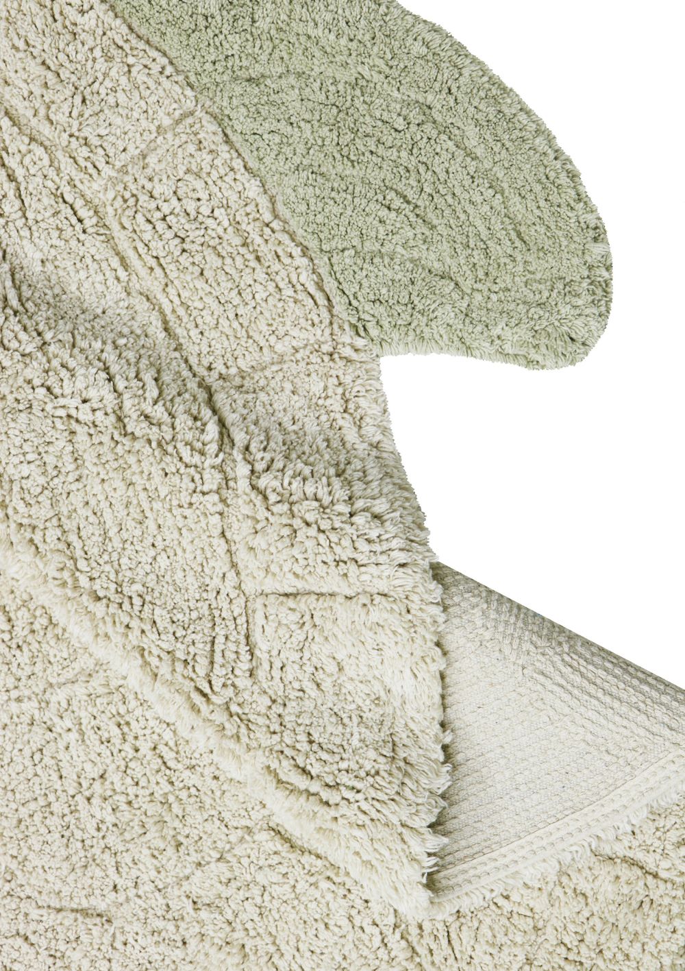 Lorena Canals Teppich mit Tiermotiv 'Sea Turtle' 130 x 110 cm – Nahansicht