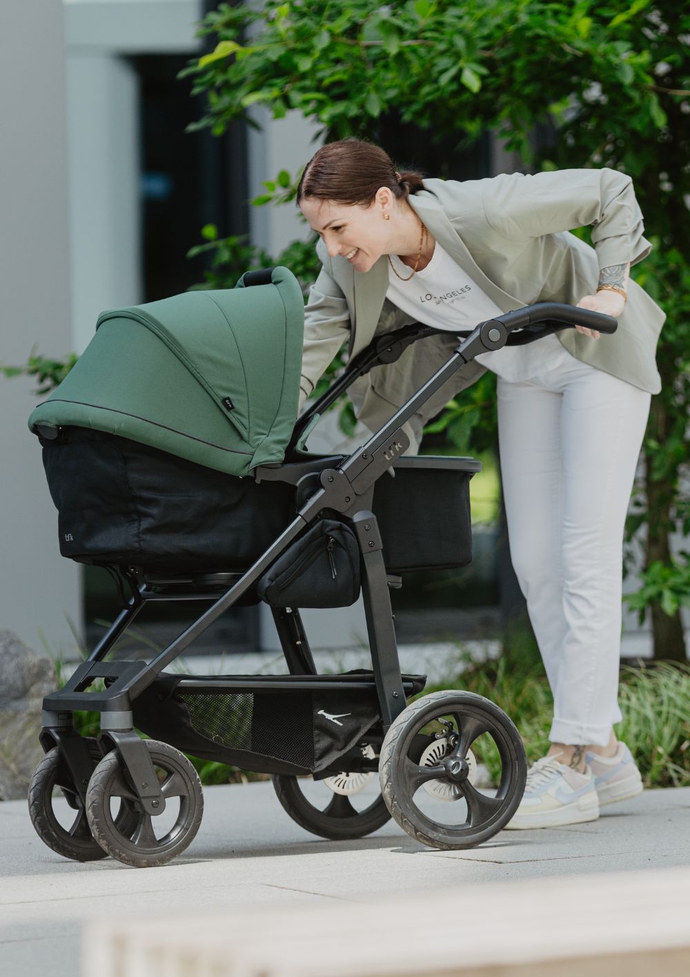 TFK Kombi Kinderwagen 'Mono 4' Olive