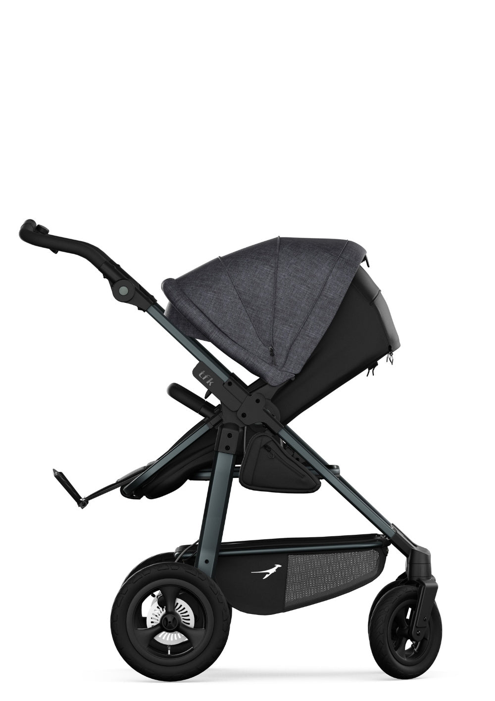 TFK Kombi Kinderwagen 'Mono 4' Premium Schwarz