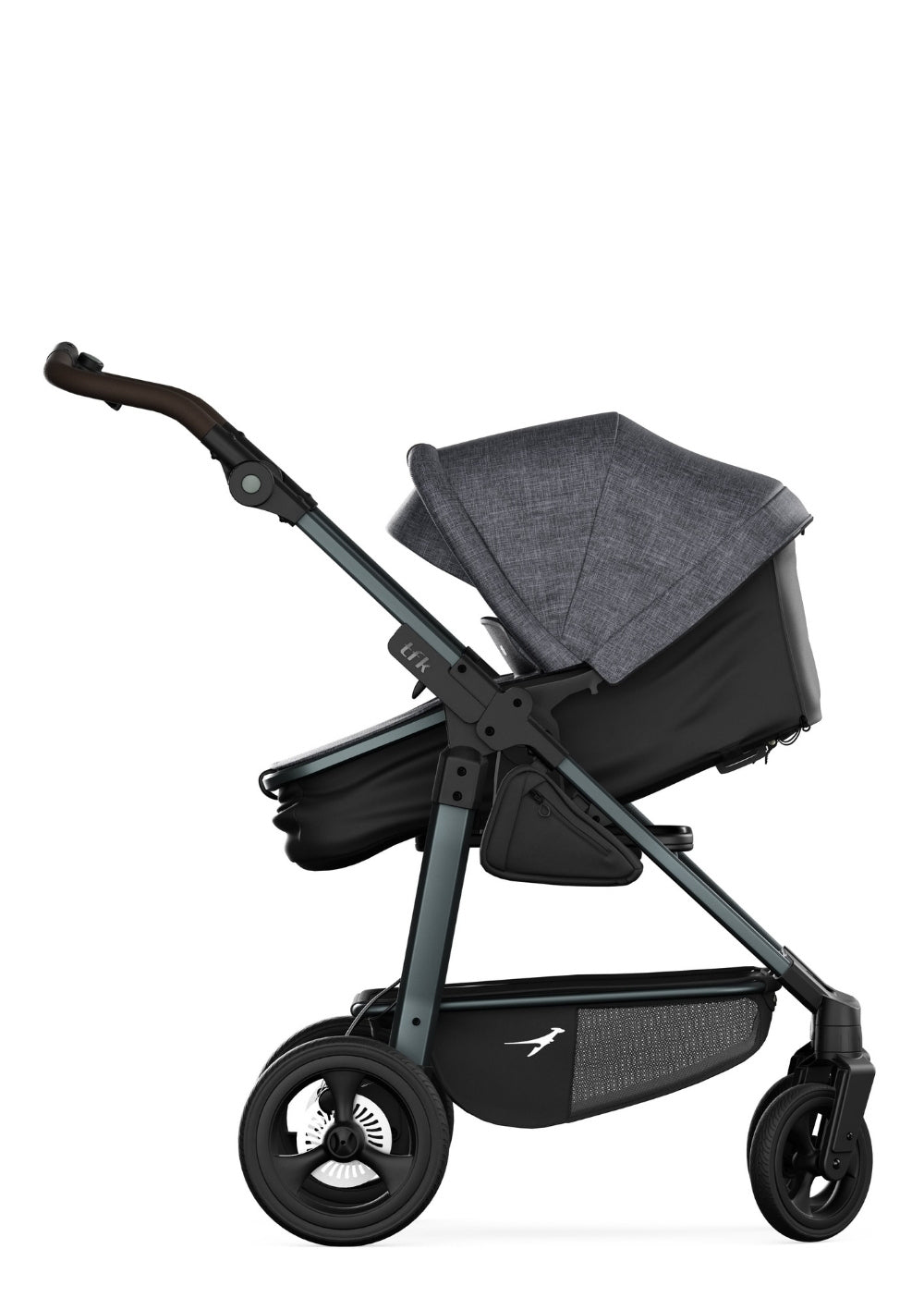 TFK Kombi Kinderwagen 'Mono 4' Premium Schwarz