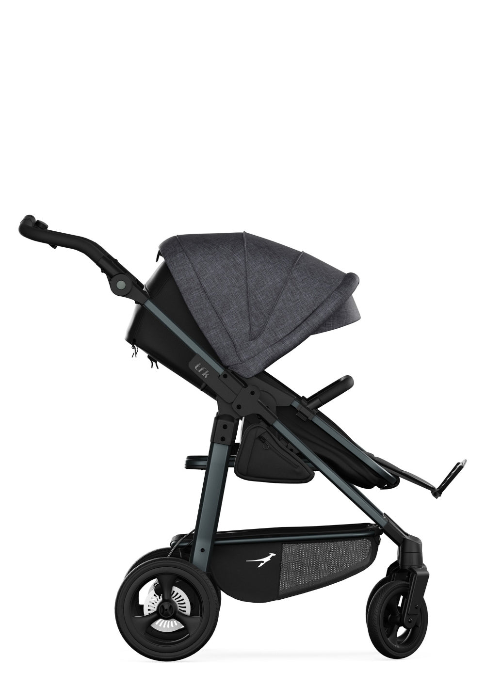 TFK Kombi Kinderwagen 'Mono 4' Premium Schwarz