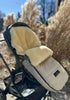 Premium Lammfell-Fußsack Limited Edition dune-beige