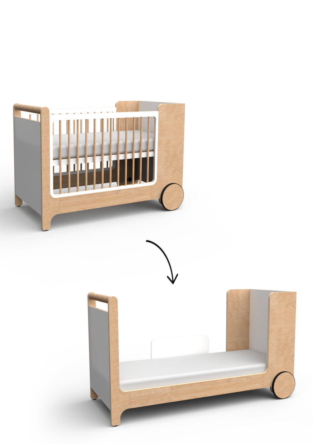 Rafa-kids Erweiterungsset für Baby- und Kleinkindbett