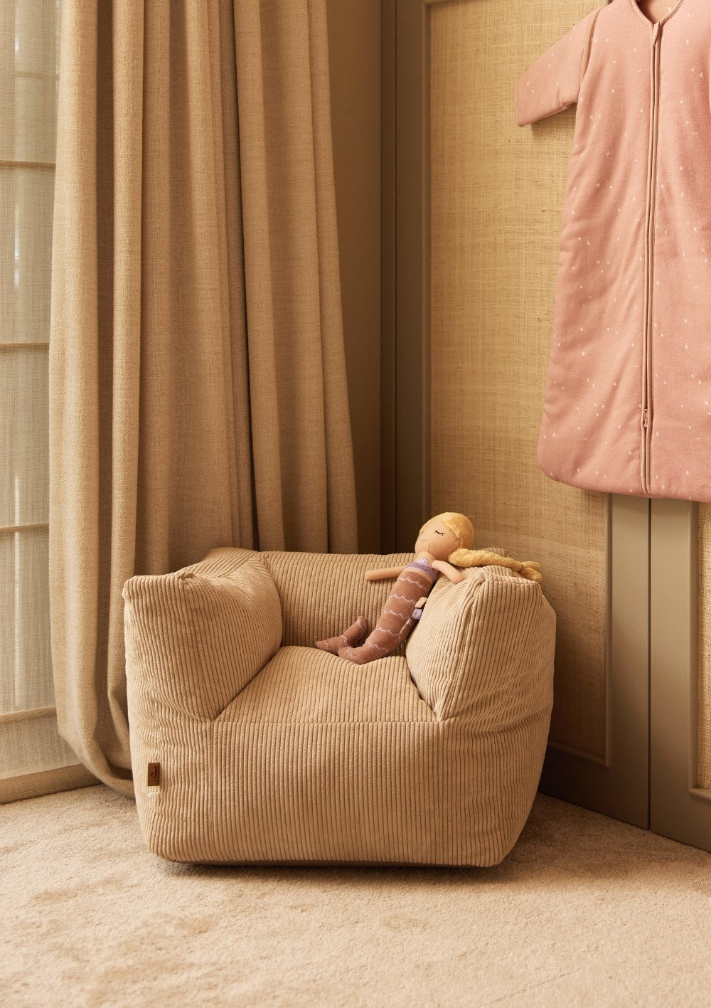 Jollein Kindersessel Cord Natural