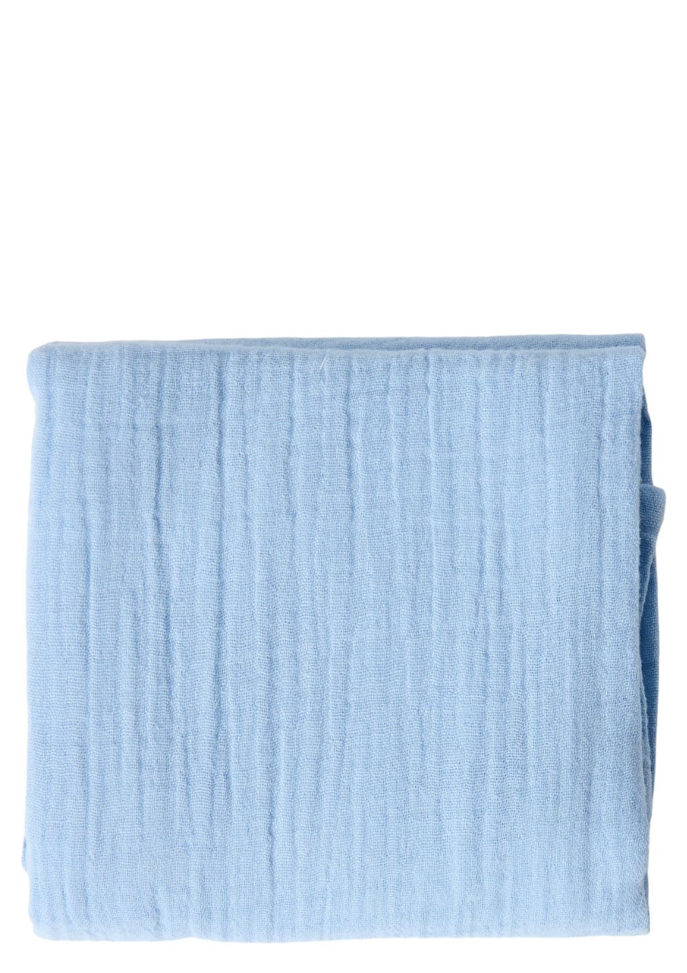 Studio Noos Musselin Mulltuch 'Swaddle Uni Medium' Light Blue 70 x 70 cm