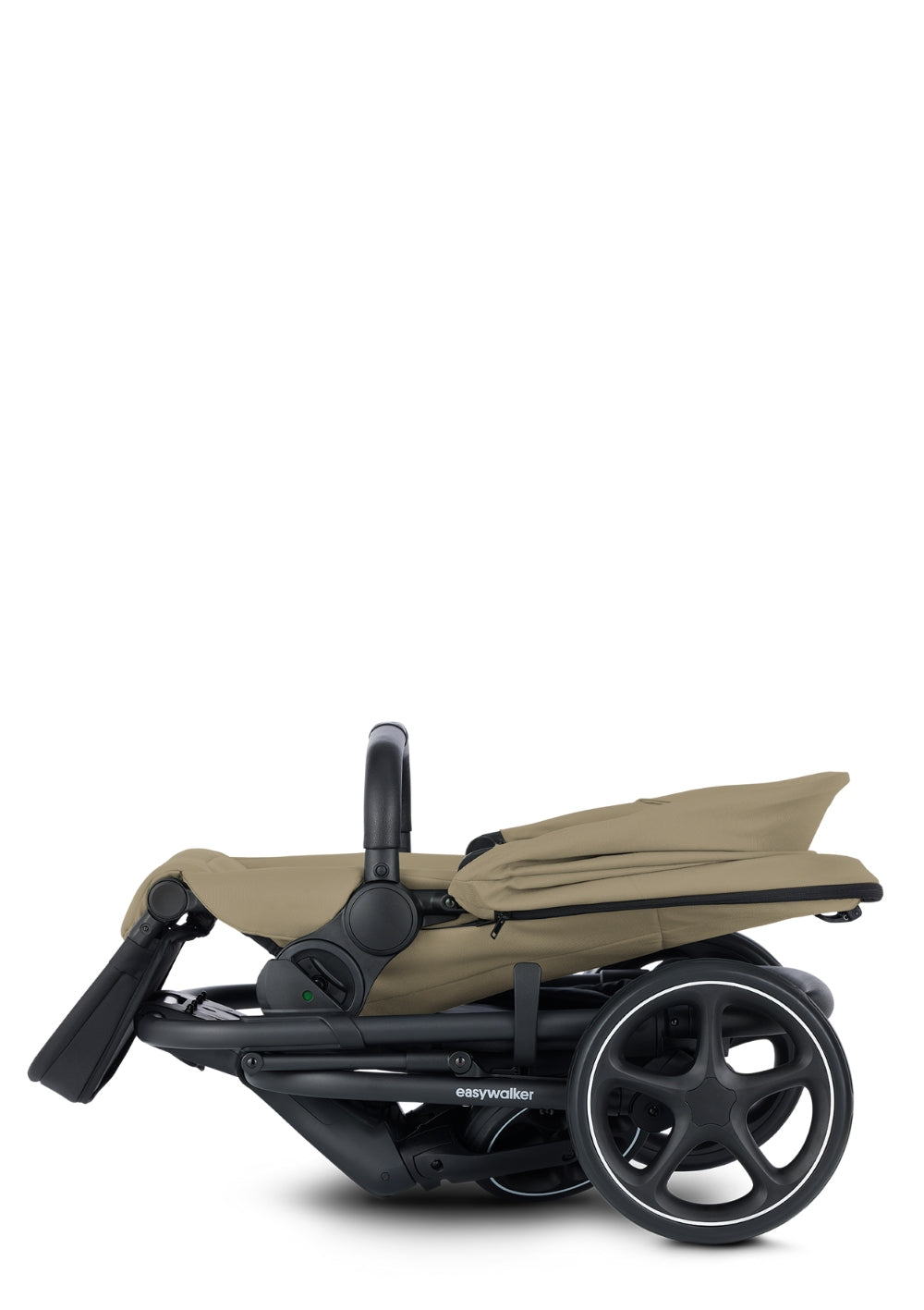 Easywalker Kinderwagen-Set 'Harvey NXT' Moss Green zusammengeklappt