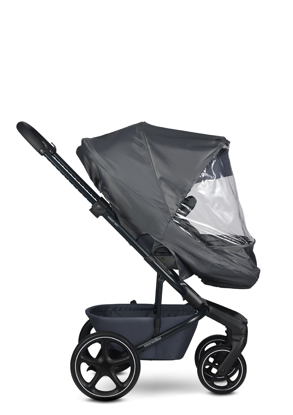 Easywalker Kinderwagen-Set 'Harvey NXT' Deep Blue inkl. Regenverdeck 