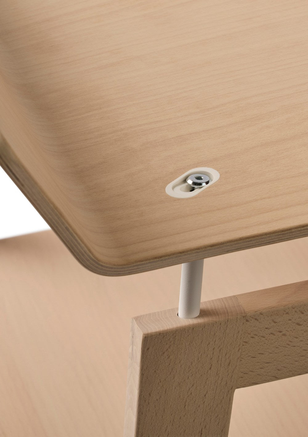 Leander Wickeltisch mit Schaumstoffpolster 'Linea' Buche