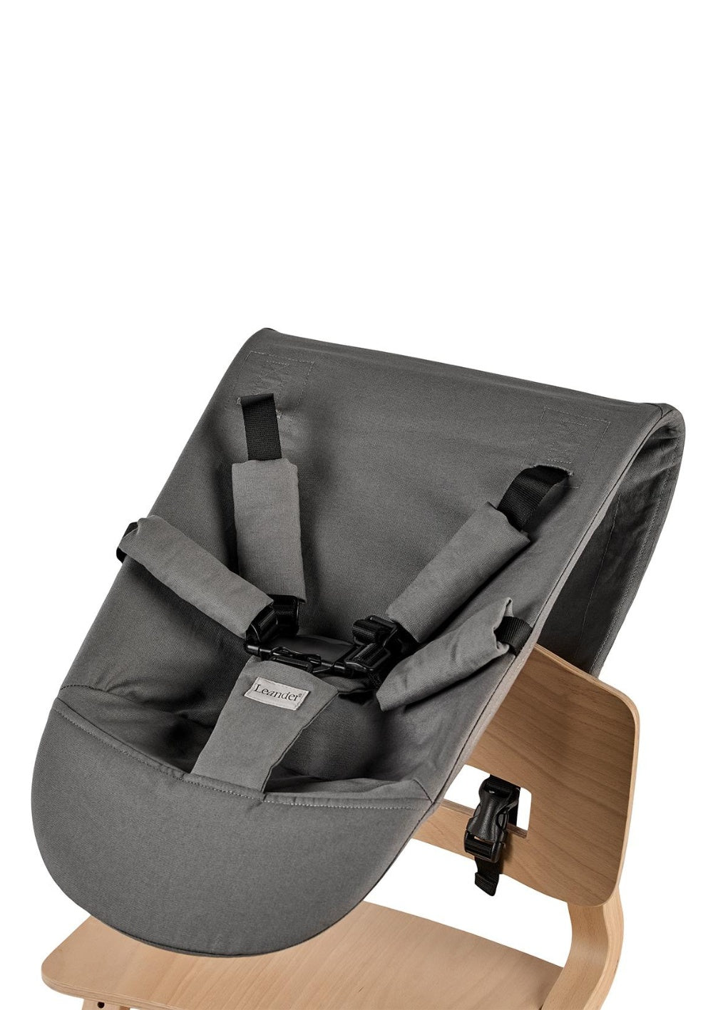 Leander Neugeborenen-Aufsatz für Hochstuhl Cool Grey