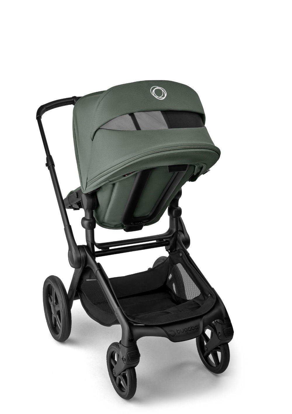 Bugaboo Fox 5 Renew Kinderwagen-Set Schwarz / Forest Green