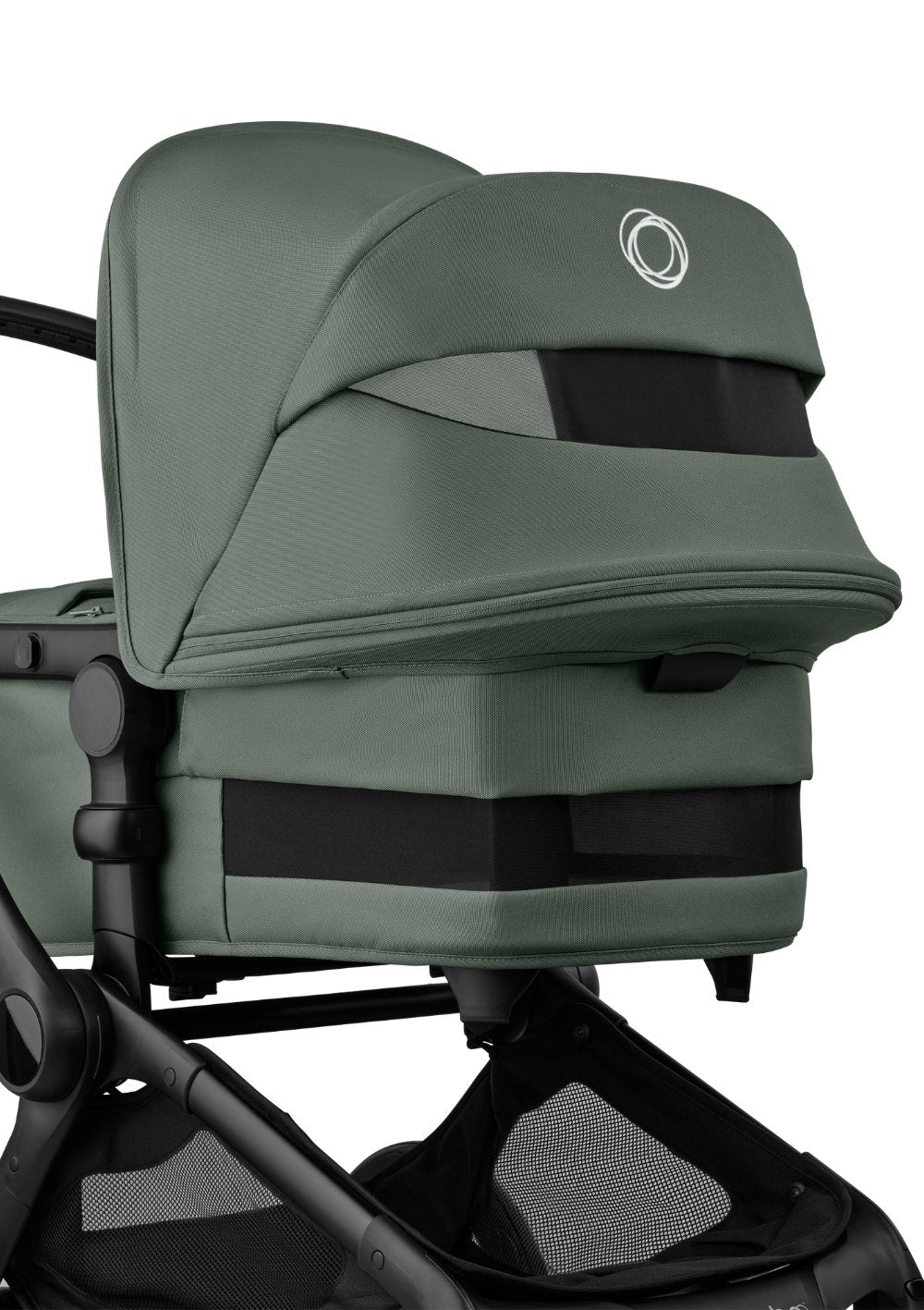 Bugaboo Fox 5 Renew Kinderwagen-Set Schwarz / Forest Green