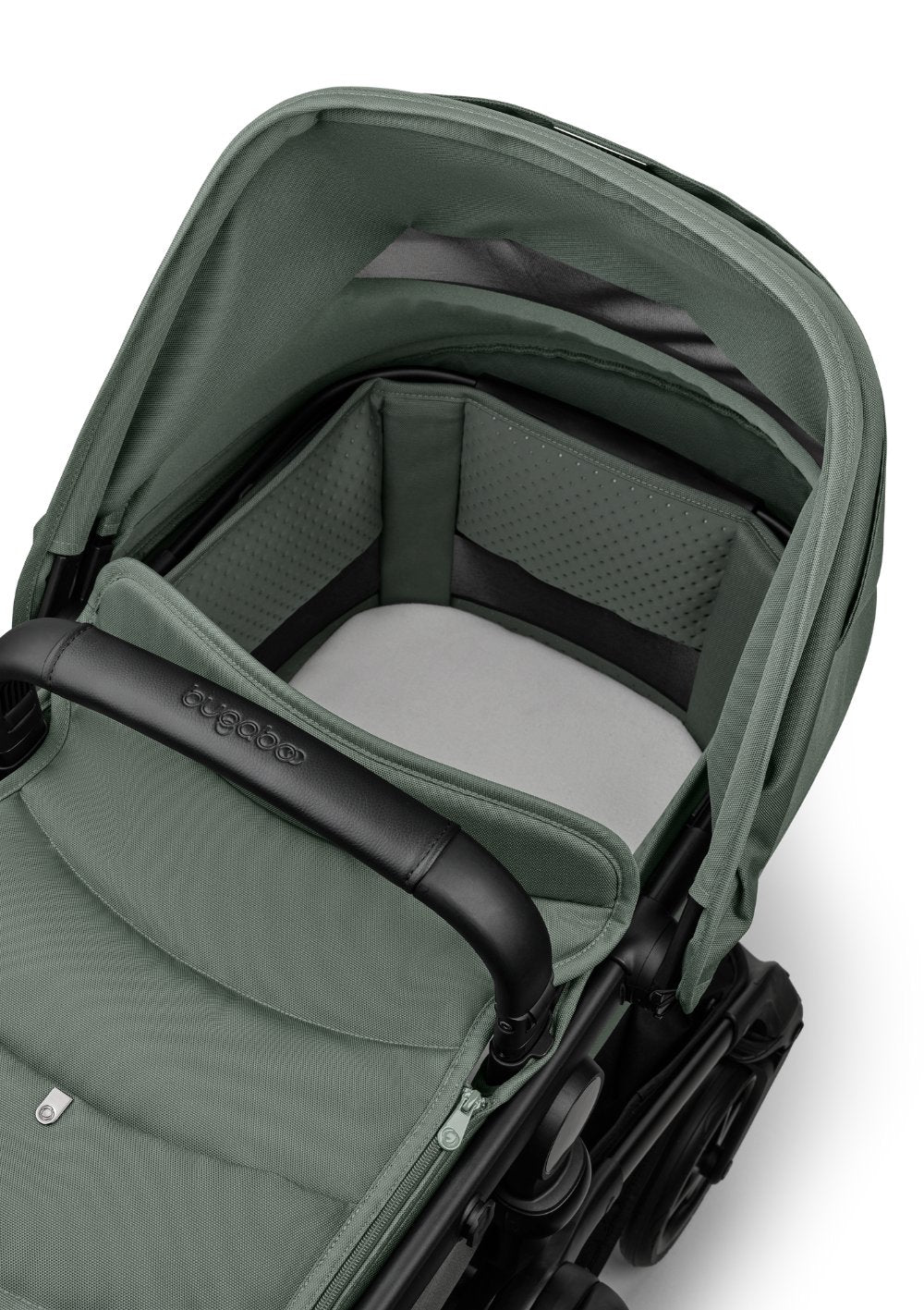 Bugaboo Fox 5 Renew Kinderwagen-Set Schwarz / Forest Green