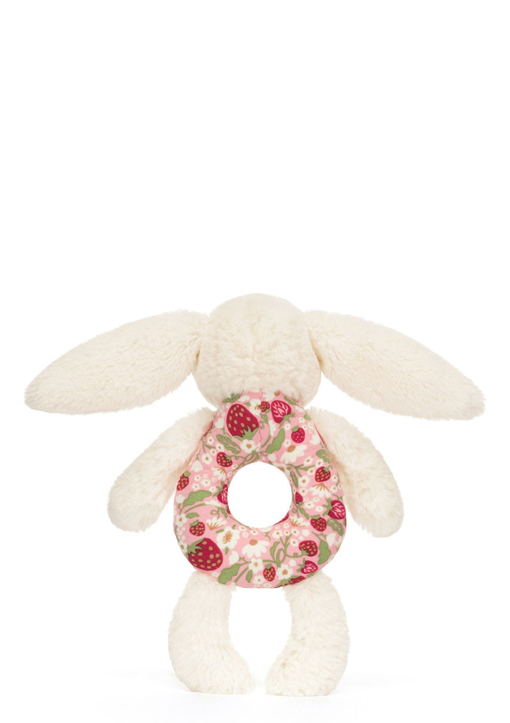 Jellycat Rassel 'Blossom Cream Bunny' Berry 
