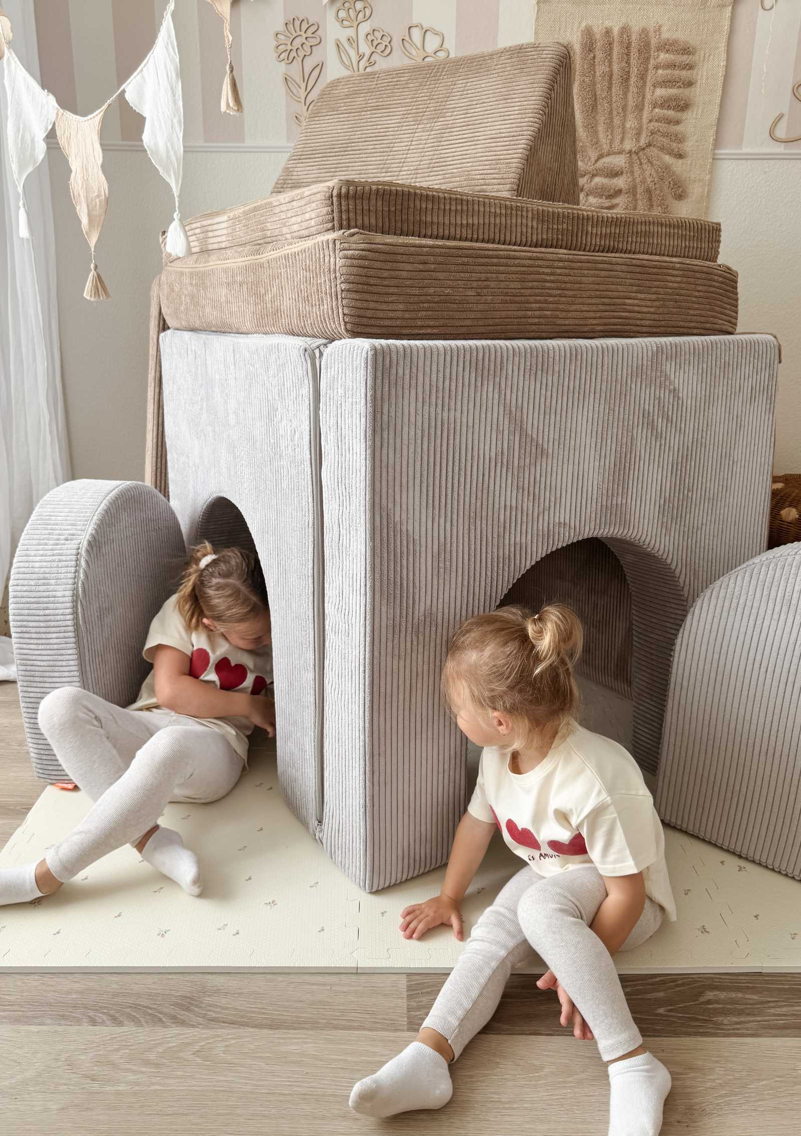 Funzy Spiel-Elemente 'Arches' Cord Koala Grau