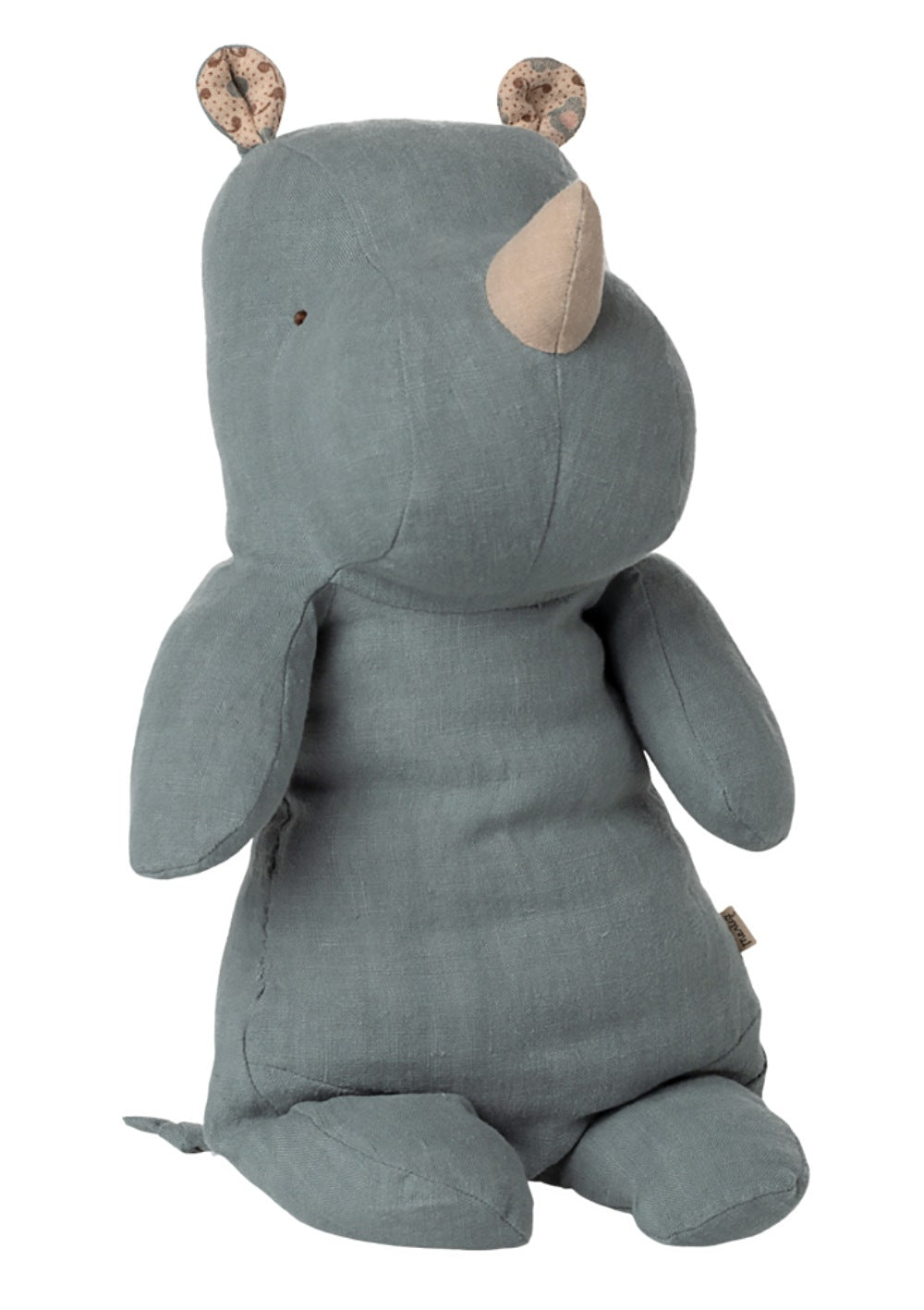 Maileg Stofftier 'Safari-Friends – Nashorn' medium dusty blue