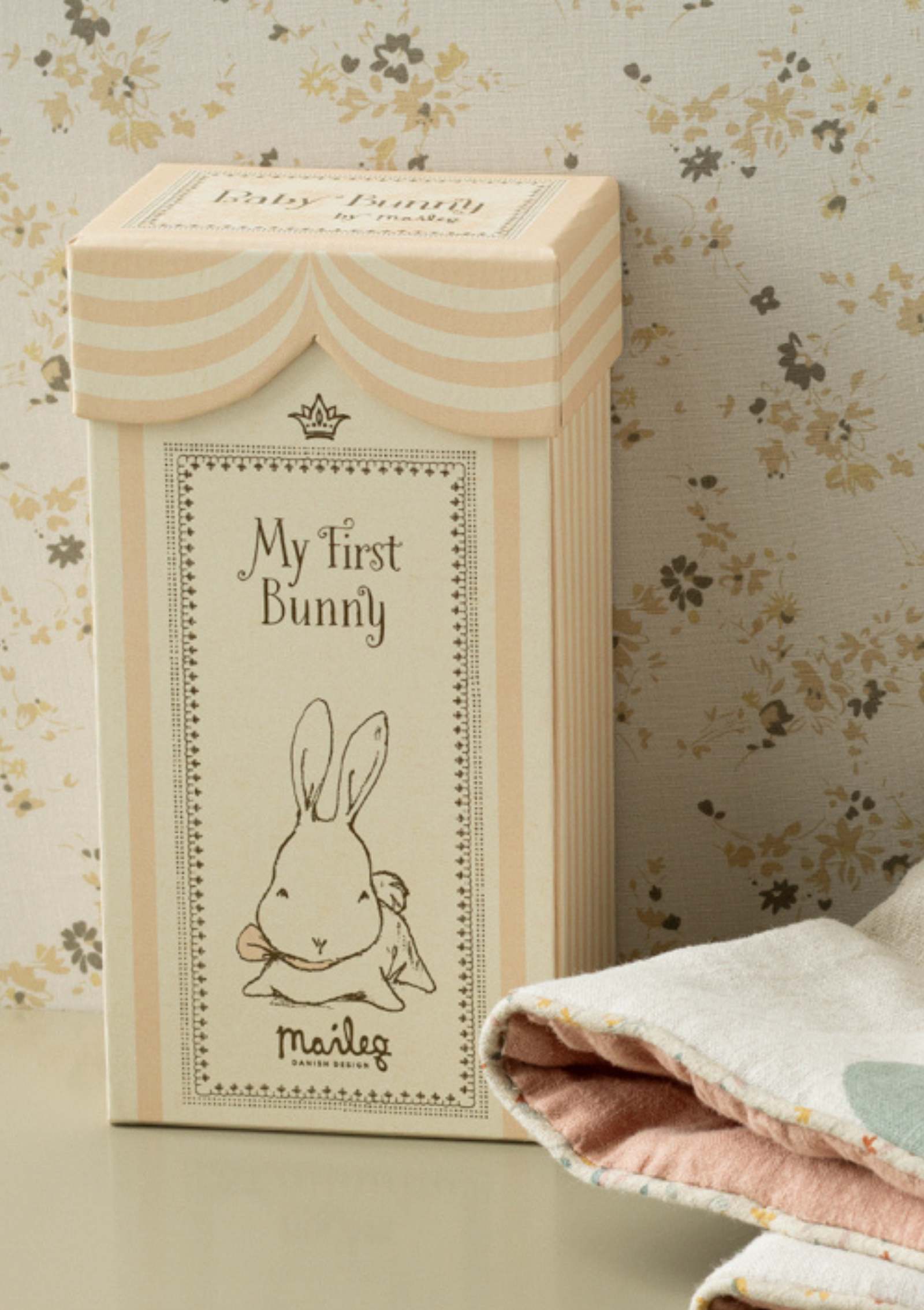 Maileg Stofftier 'Mein erster Hase' off-white