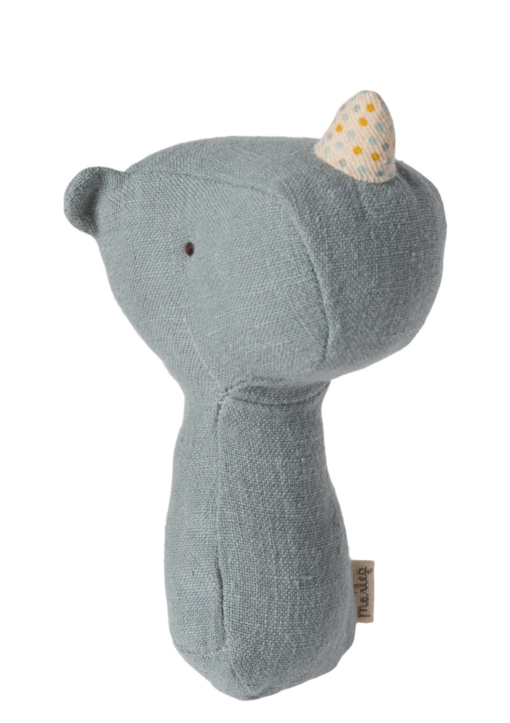 Maileg Rassel 'Lullaby Friends – Nashorn' Dusty Blue