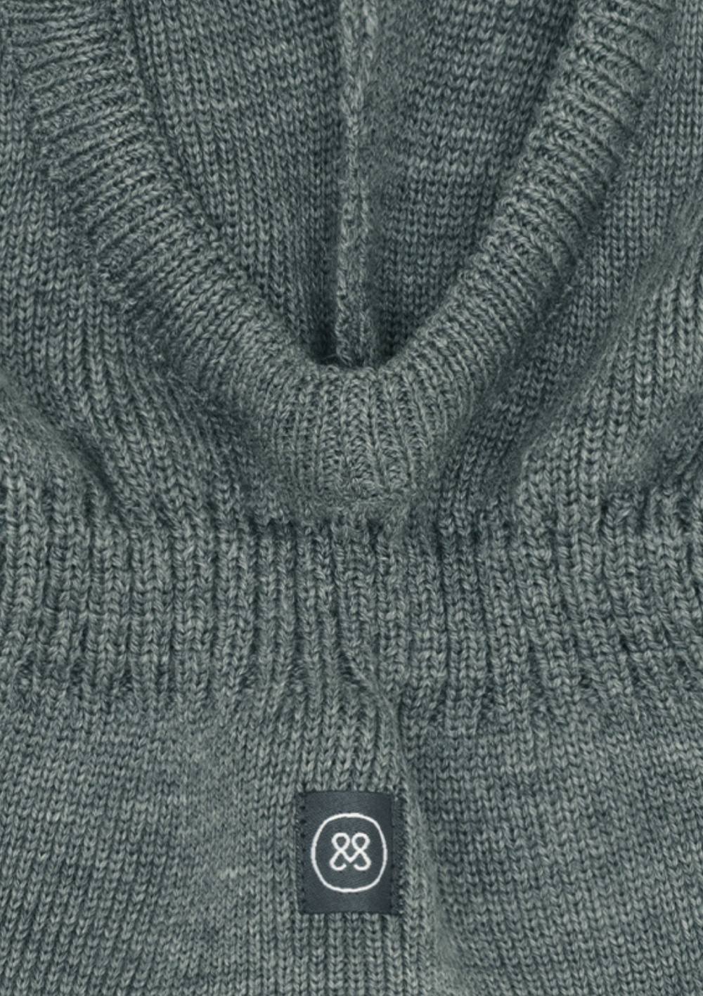 emma & noah Merino Wollschlupfmütze Essential Grau