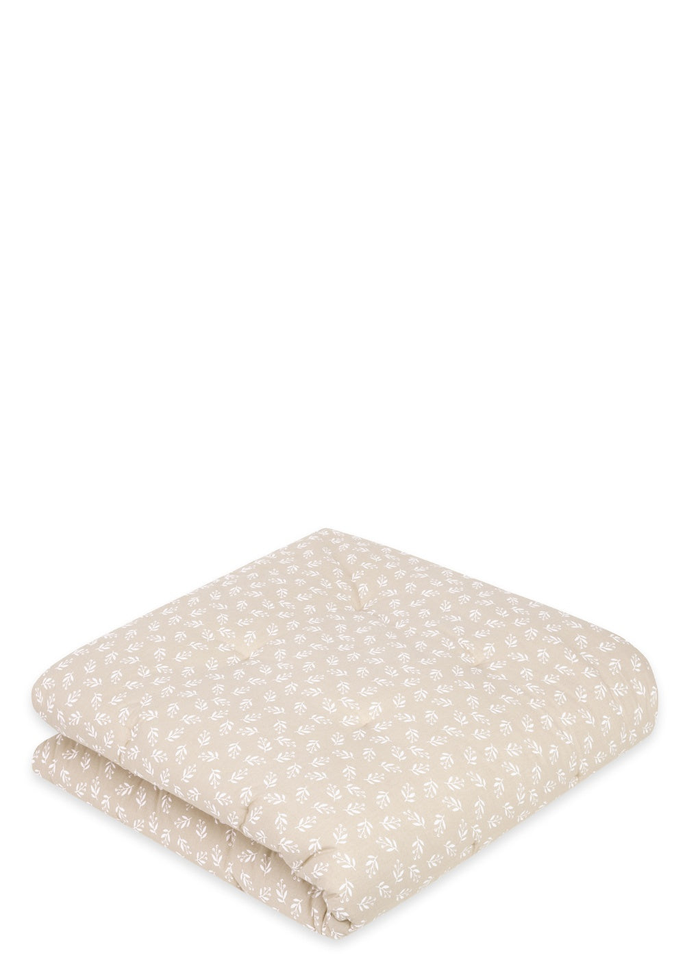 emma & noah Krabbeldecke Floral Sand 120 x 120 cm