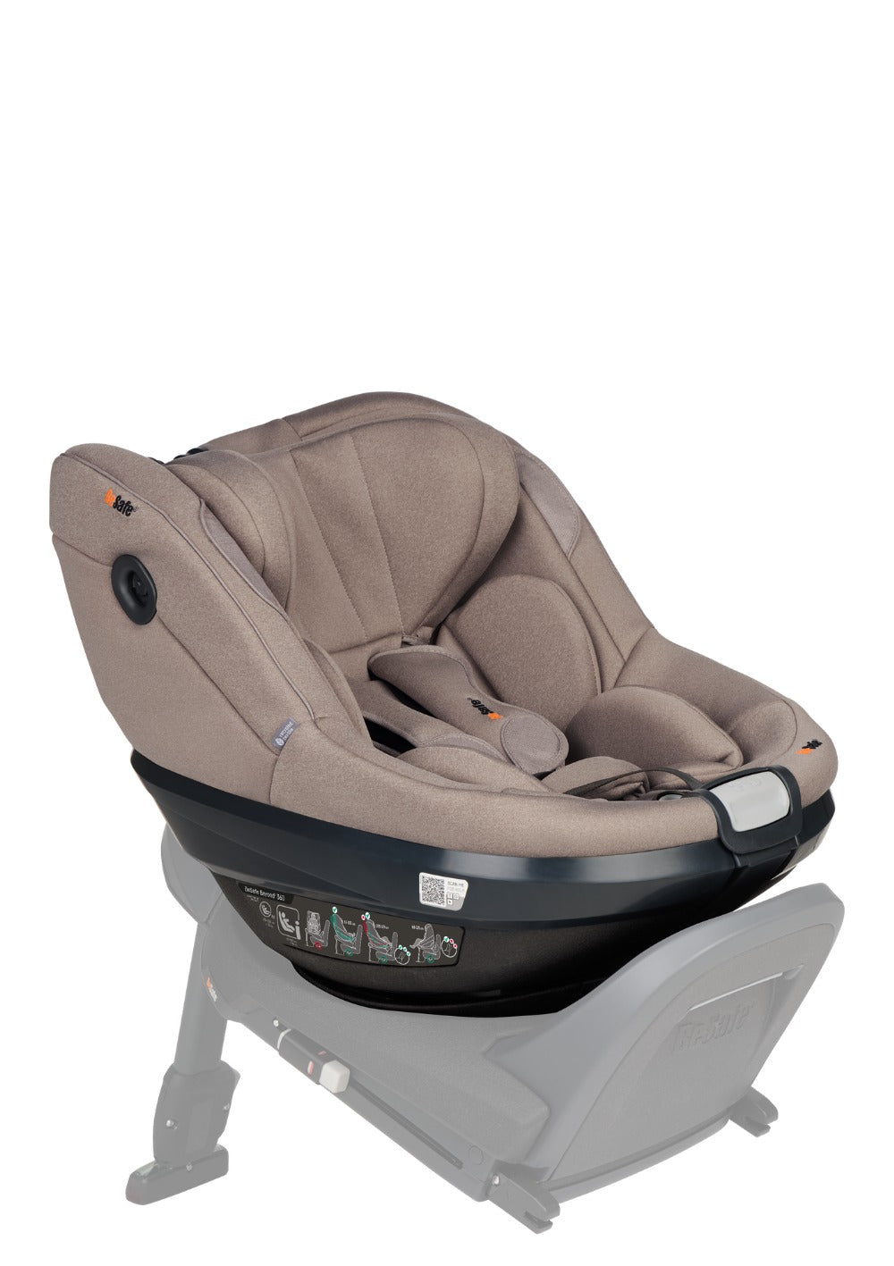 BeSafe Kindersitz 'Beyond2 360' Dark Sand SoftBreeze