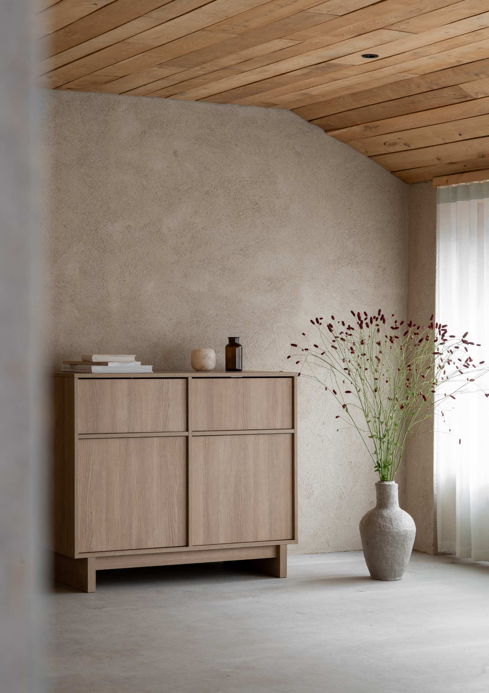 Quax (Wickel-)Kommode 'Kyo' Honey Ash als Eyecatcher im Wohnraum