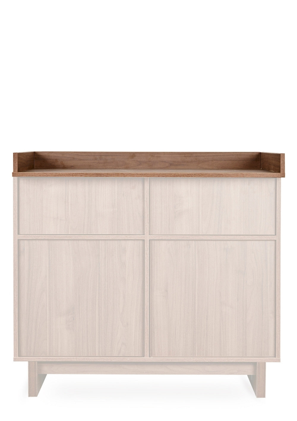 Quax Wickelaufsatz XL für Kommode 'Kyo' Walnut