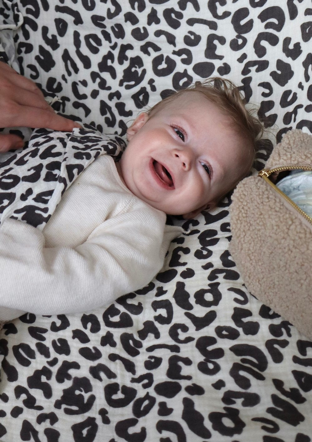 Musselin Mulltuch 'Swaddle Print Large' Holy Cow 120 x 120 cm