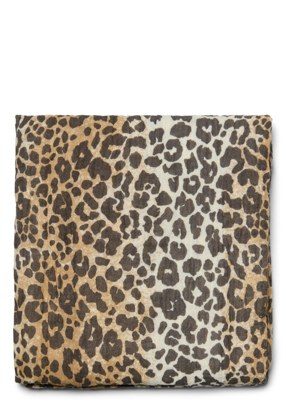 Studio Noos Musselin Mulltuch 'Swaddle Print Large' Leopard 120 x 120 cm