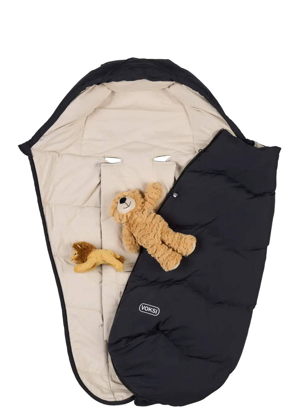 Voksi Fußsack 'Explorer' Black Solid