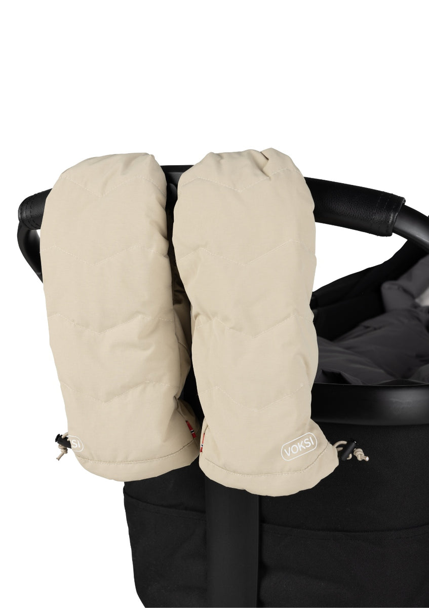 wie handschuhe voll sand Voksi Kinderwagen-Handschuhe Seahshell Sand