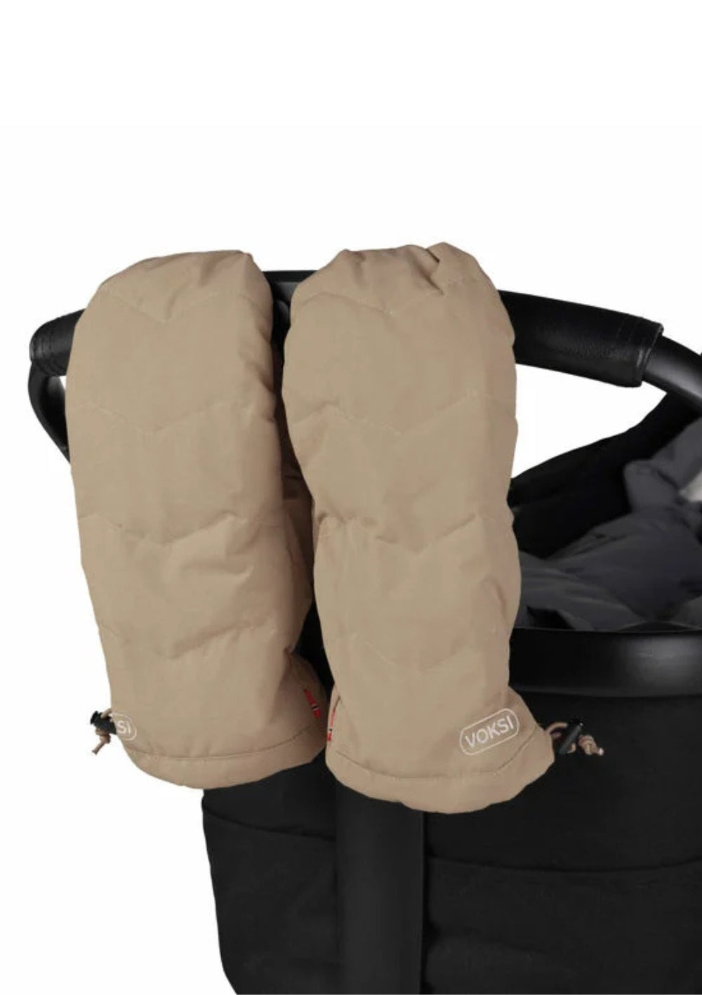 Voksi Kinderwagen-Handschuhe Dark Sand