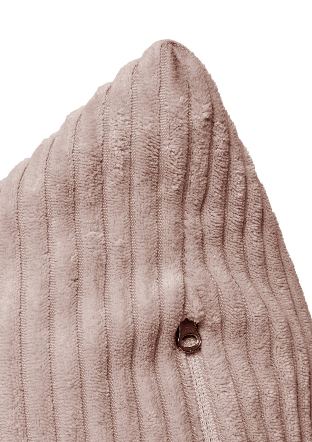 Funzy Lounger Sitzsack Cord Kirschblüte Rosa – verdeckter Reißverschluss