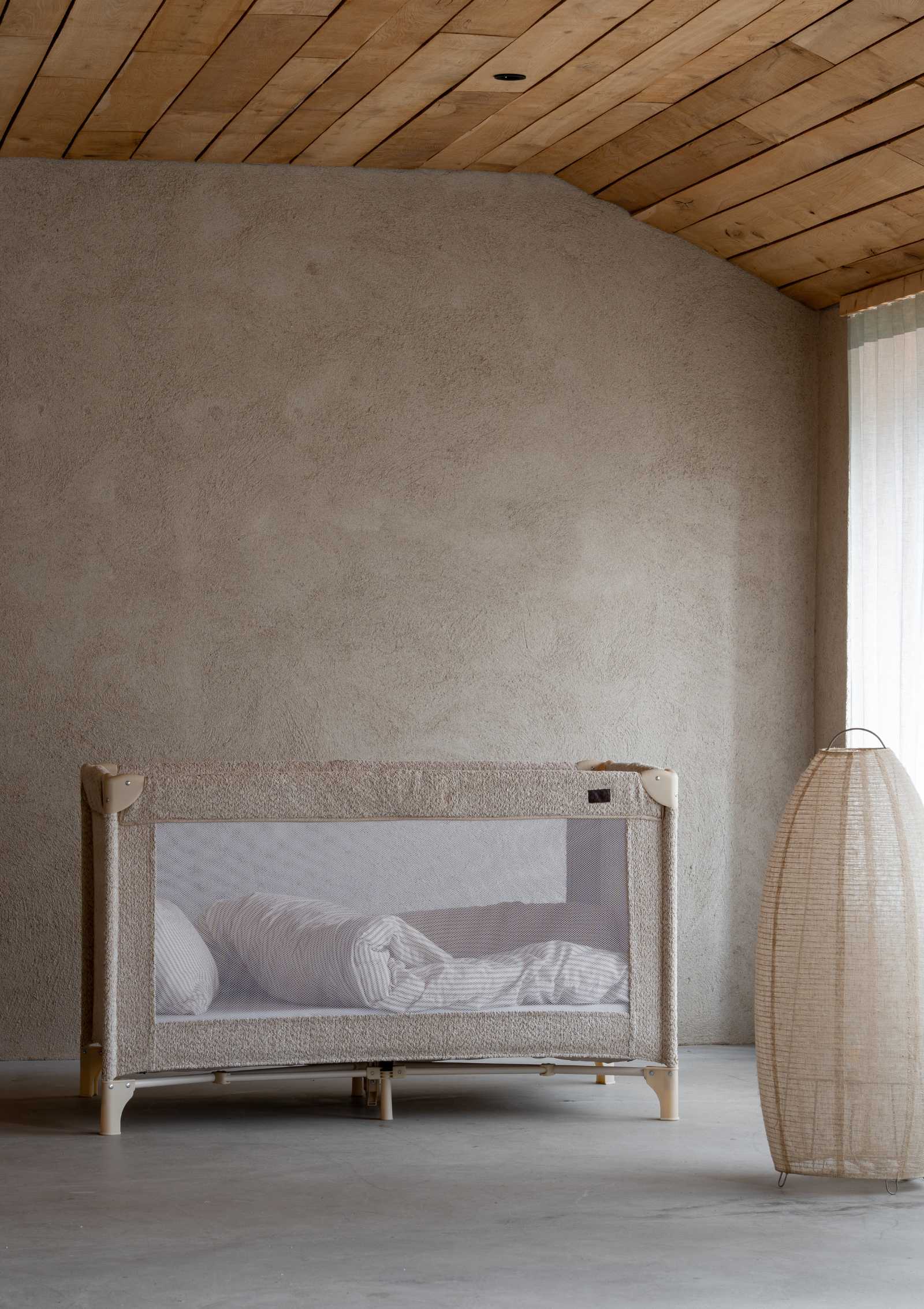 Quax Reisebett  Bouclé  Sheep 120x 60 cm