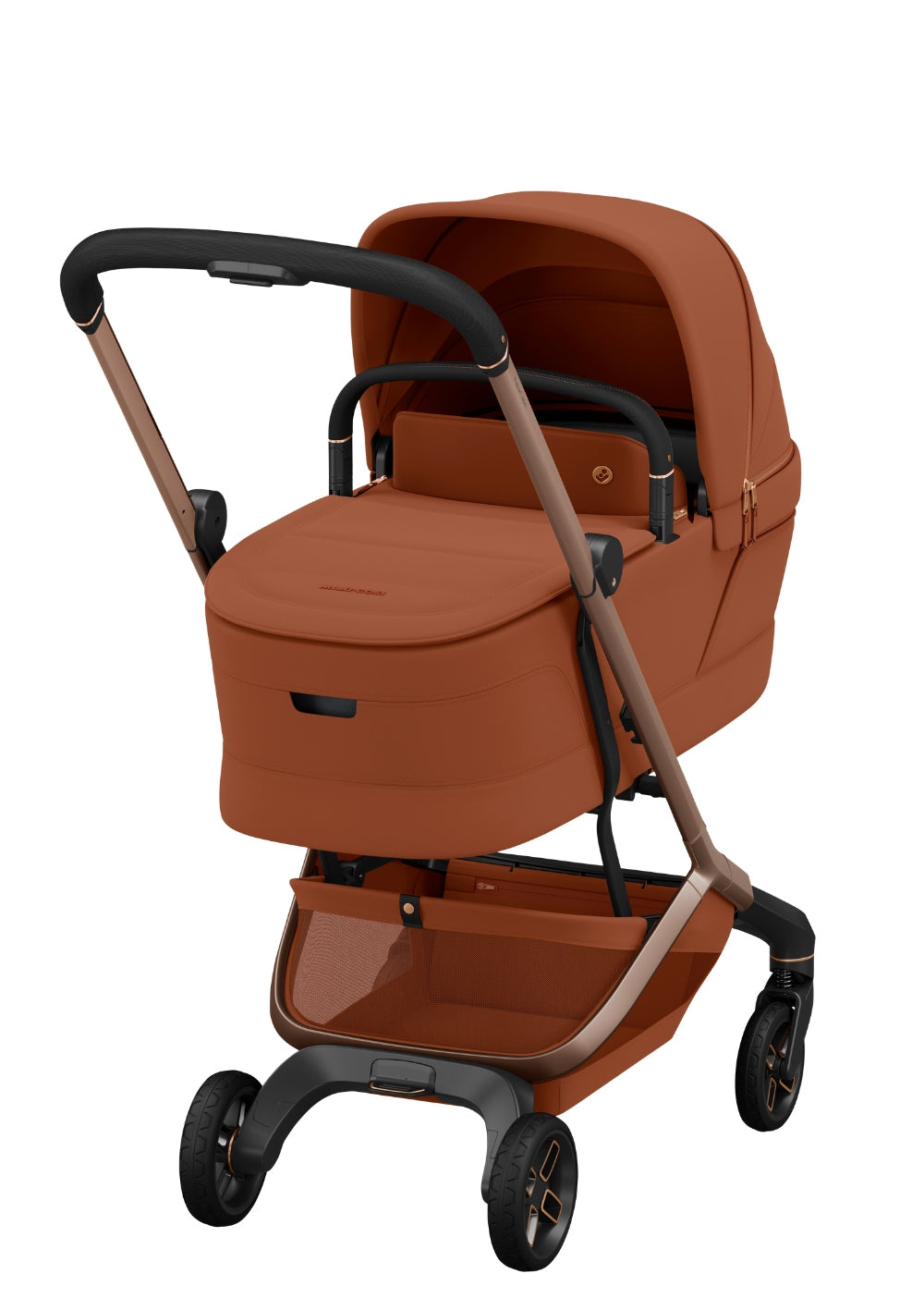 Maxi-Cosi Babywanne 'Cabin' Copper Terra auf dem Kinderwagengestell