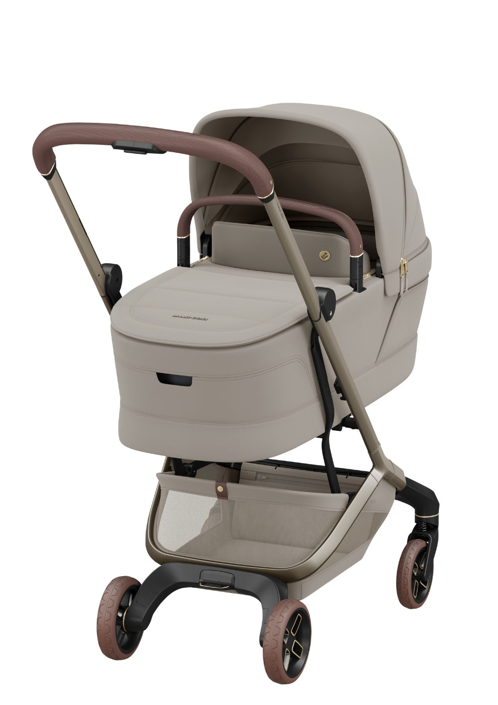 Maxi-Cosi Babywanne 'Cabin' Sapphire Sand auf dem Kinderwagengestell