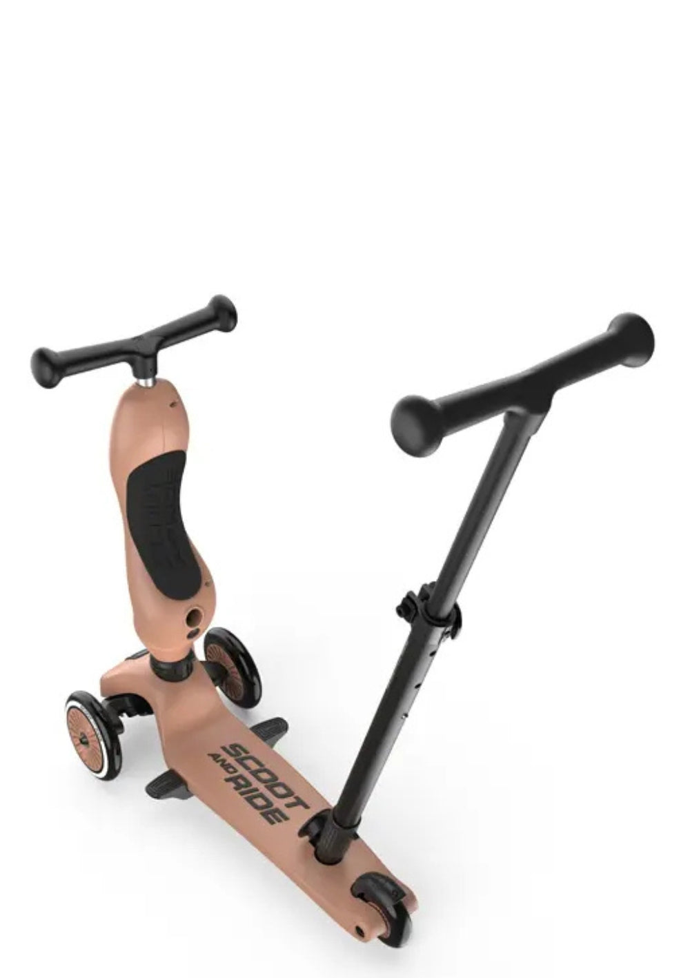 Scoot and Ride 2in1 Kickboard 'Highwaykick 1 Push & Go' mocha